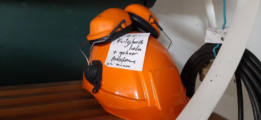 Veiligheidshelm met gehoorbescherming, Ophalen, Elektrisch