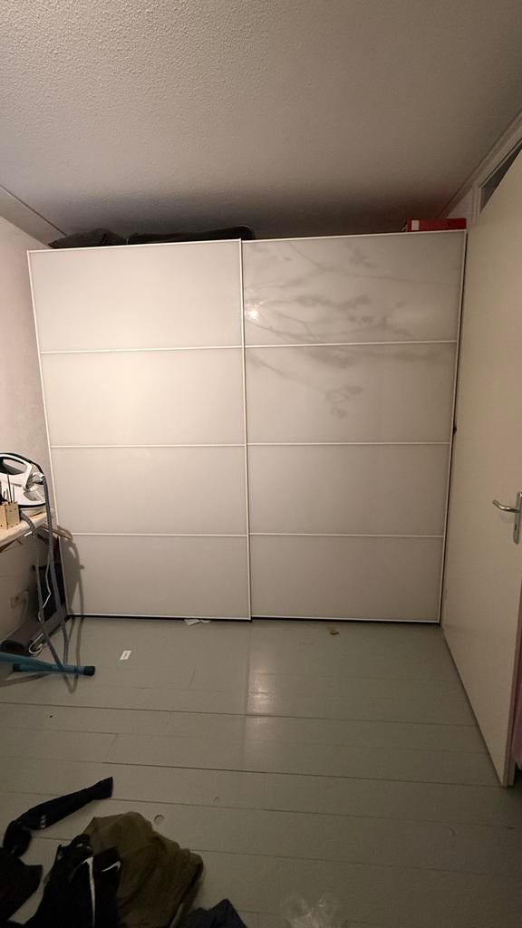Ikea pax kast met schuifdeuren, Huis en Inrichting, Kasten | Kledingkasten, Ophalen, Zo goed als nieuw, 50 tot 75 cm, 200 cm of meer