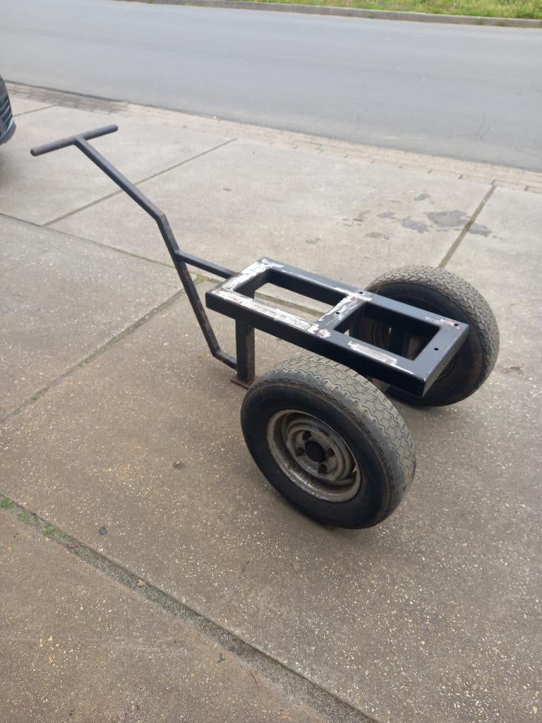 starre as met kar, Ophalen, Gebruikt, Dieselmotor