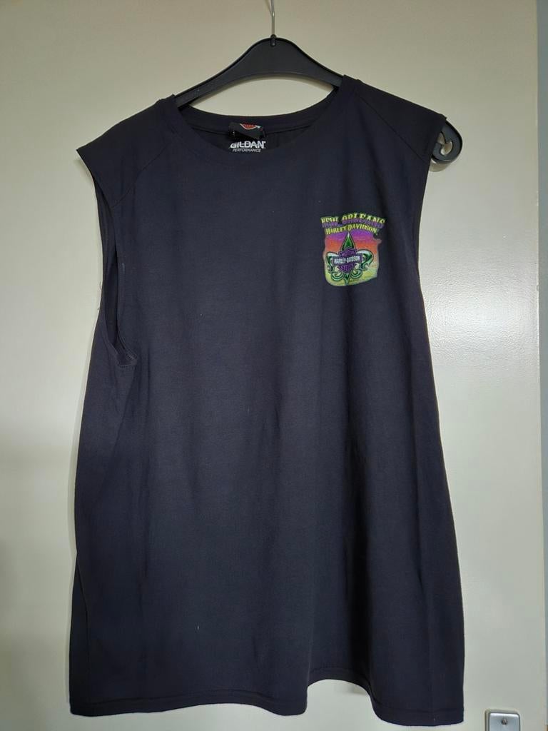 Harley Davidson Singlet, Ophalen of Verzenden, Zo goed als nieuw, Maat 46/48 (XL) of groter