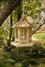 Houten Vogelhuisje - Voederhuisje voor Tuin, Ophalen of Verzenden, Nieuw