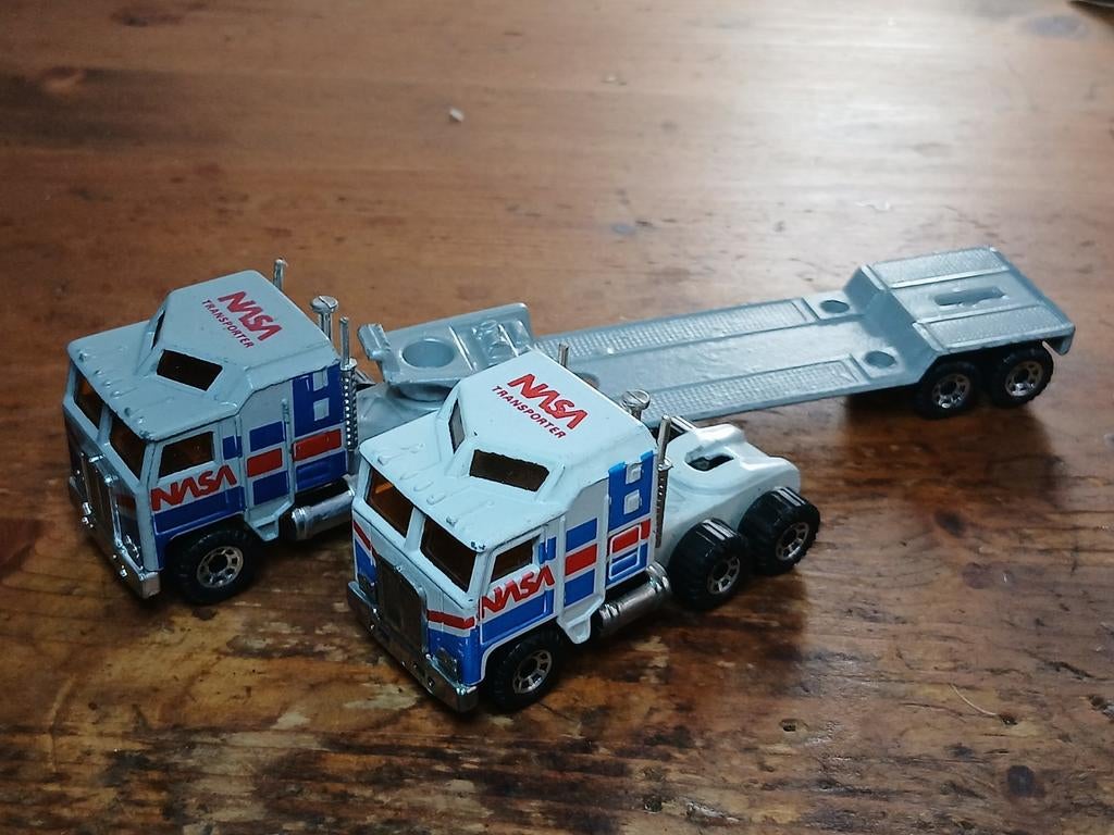 Matchbox kenworth trucks nasa, Hobby en Vrije tijd, Modelauto's | 1:50, Ophalen of Verzenden, Gebruikt, Bus of Vrachtwagen, Matchbox