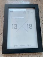 Zwarte fotolijst 13x18 cm - HEMA, Ophalen of Verzenden, Zo goed als nieuw, Overige materialen, Minder dan 50 cm