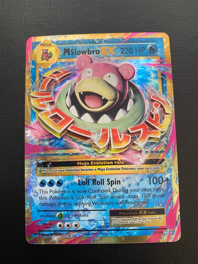 M Slowbro-EX 27/108, Ophalen of Verzenden, Zo goed als nieuw, Losse kaart, Foil