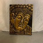 Houten boeddha paneel - handgemaakt –bij TTM Wonen