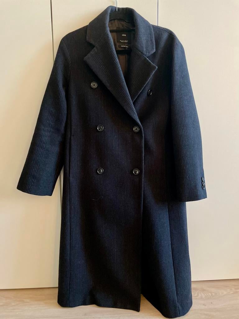Mooie wollen dames mantel van Mango. Maat XS/S, Kleding | Dames, Ophalen of Verzenden, Zo goed als nieuw, Maat 34 (XS) of kleiner