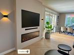 CINEWALL TV-wand op maat inclusief elektrische haard, Ophalen of Verzenden, Nieuw, Inbouwhaard, Elektrische haard