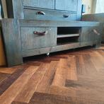 Gratis Bruine houten tv meubel, Ophalen, Gebruikt, 150 tot 200 cm, Minder dan 100 cm