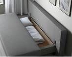 IKEA FRIHETEN slaapbank - Grijs, Huis en Inrichting, Gebruikt, Tweepersoons, 200 cm, Grijs