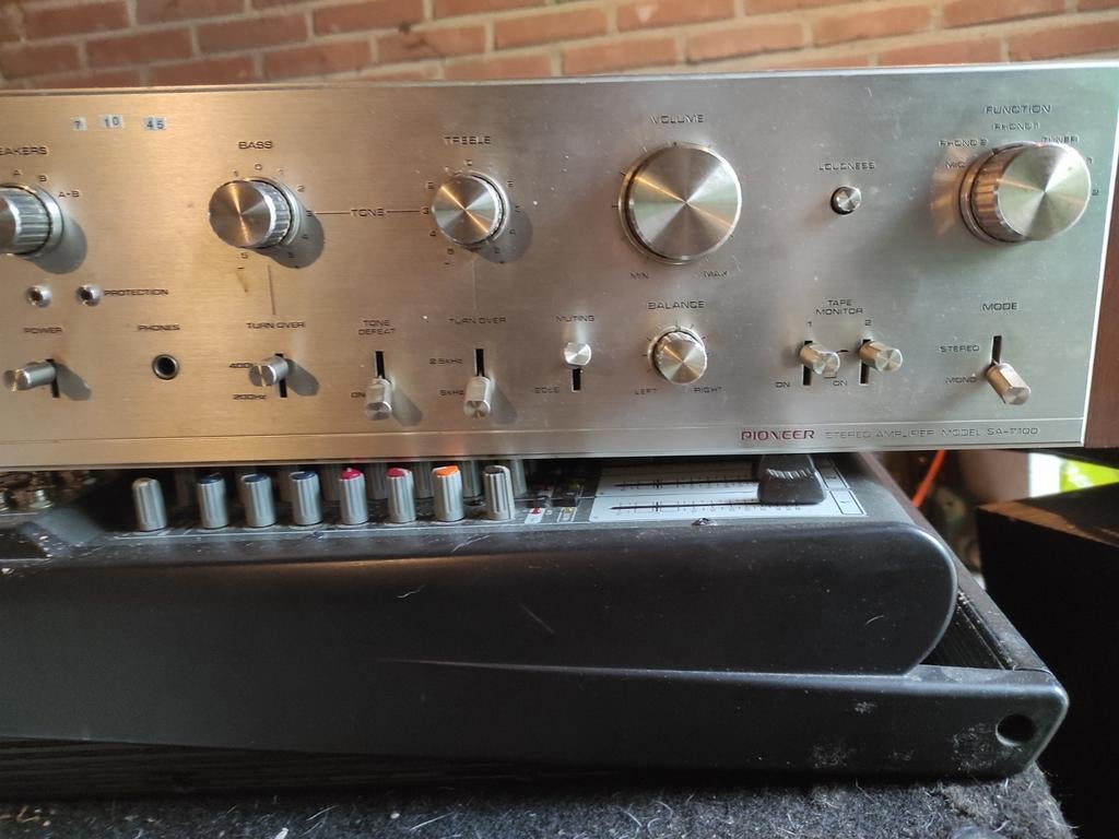Pioneer SA-7100 Stereo Versterker - Vintage Audio, Audio, Tv en Foto, Versterkers en Receivers, Gebruikt, Ophalen of Verzenden