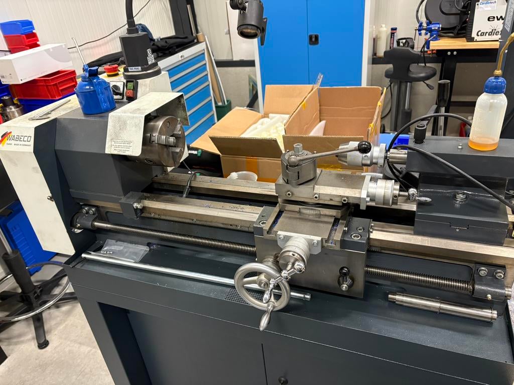 Wabeco D6000 draaibank, Doe-het-zelf en Verbouw, Draaibanken, Ophalen, Gebruikt, Metaaldraaibank, 500 tot 1000 mm