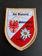 Oostenrijk Gebrigsjagers Regiment Tirol embleem, Ophalen of Verzenden, Landmacht, Overige gebieden, Embleem of Badge