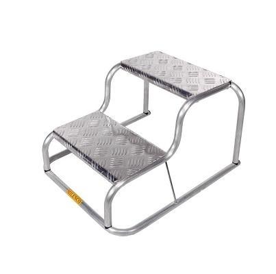 Dubbele Aluminium Opstapje NU € 85,-, Www.kampeerkoopje.nl, Info@kampeerkoopje.nl, Nieuw, Ophalen of Verzenden