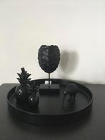 Diga Colmore Stoer decoratie plateau mat zwart Nieuw!, Ophalen of Verzenden, Nieuw, Rond, Metaal