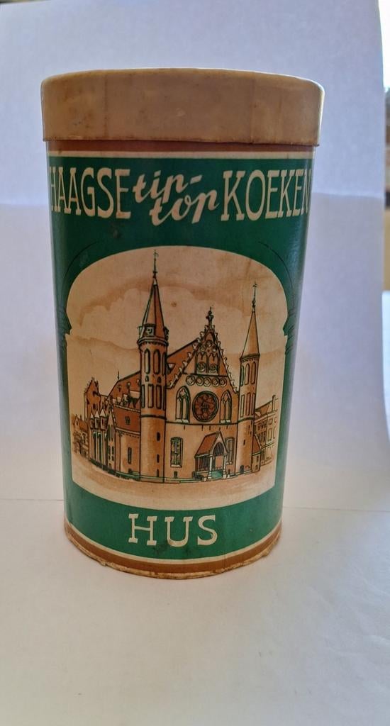 Kartonnen verpakking HAAGSE tip top KOEKEN, Verzamelen, Ophalen of Verzenden, Overige