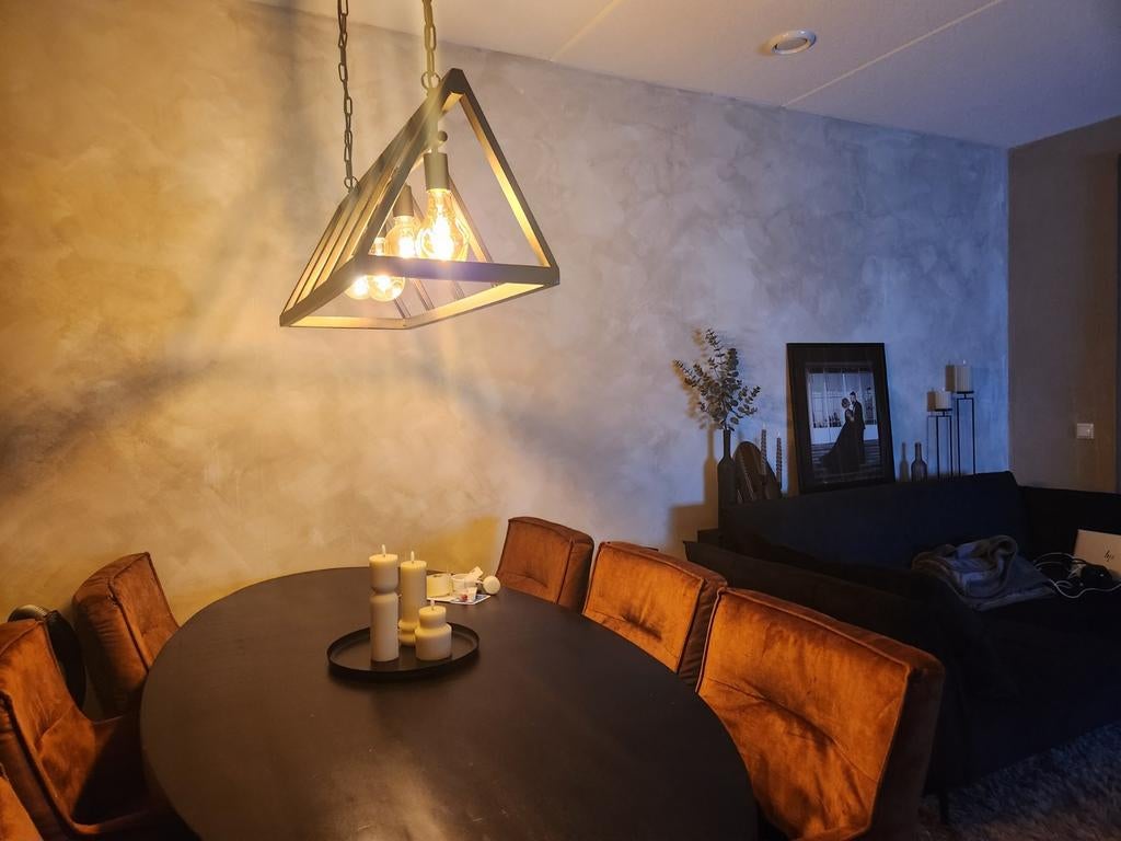 Brilliant hanglamp Matrix zwart 4xE27, Ophalen