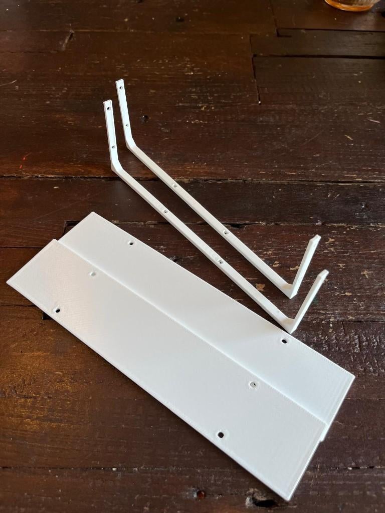 Setje 1:14 RC Truck Trailer Side Skirts 19cm, Elektro, Schaal 1:14, Nieuw, Ophalen of Verzenden