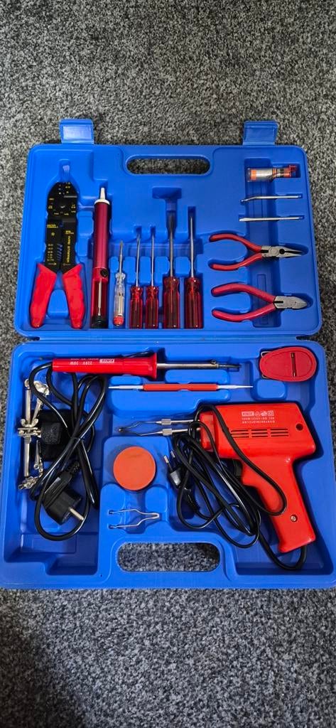 Kinzo Soldeerset - Complete Set voor Diverse Soldeerklussen, Doe-het-zelf en Verbouw, Gereedschap | Handgereedschap, Gebruikt