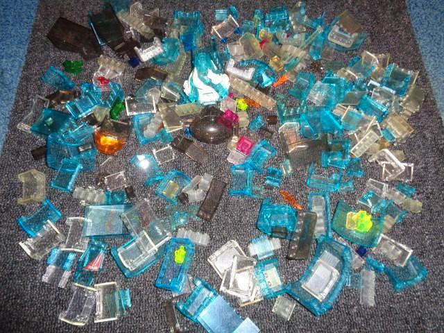 Partij Z320=Lego onderdelen transparant, Kinderen en Baby's, Speelgoed | Duplo en Lego, Gebruikt, Lego, Losse stenen, Ophalen of Verzenden