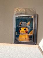 Van Gogh Pikachu met Grijze Vilten Hoed Pokémon Kaart, Ophalen of Verzenden, Nieuw, Losse kaart