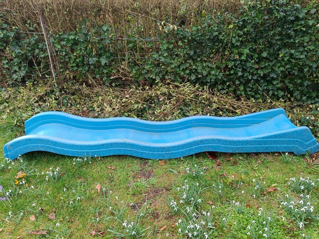 GRATIS Blauwe glijbaan speel glijbaan voor een speelhuis, Kinderen en Baby's, Speelgoed | Buiten | Speeltoestellen, Ophalen, Glijbaan