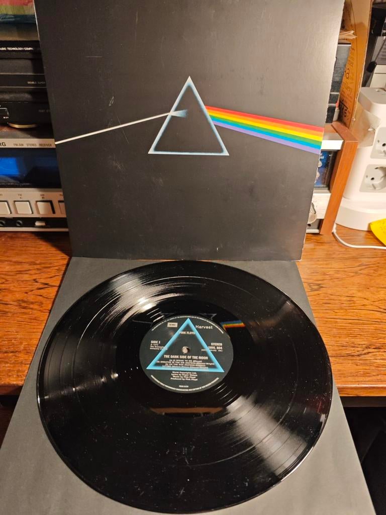 Pink Floyd - The Dark Side of the Moon LP (Harvest), Cd's en Dvd's, Vinyl | Rock, Ophalen of Verzenden, Gebruikt, 12 inch