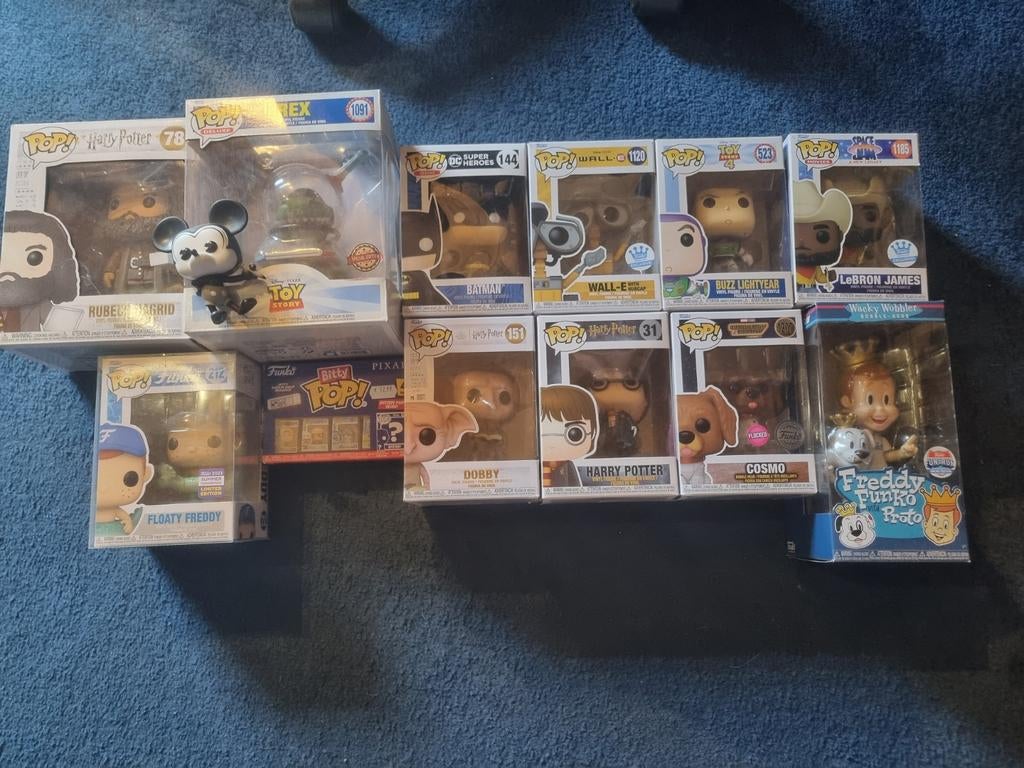 Kleine collectie Funko Pop! figuren - Diverse karakters, Verzamelen, Poppetjes en Figuurtjes, Ophalen of Verzenden, Nieuw