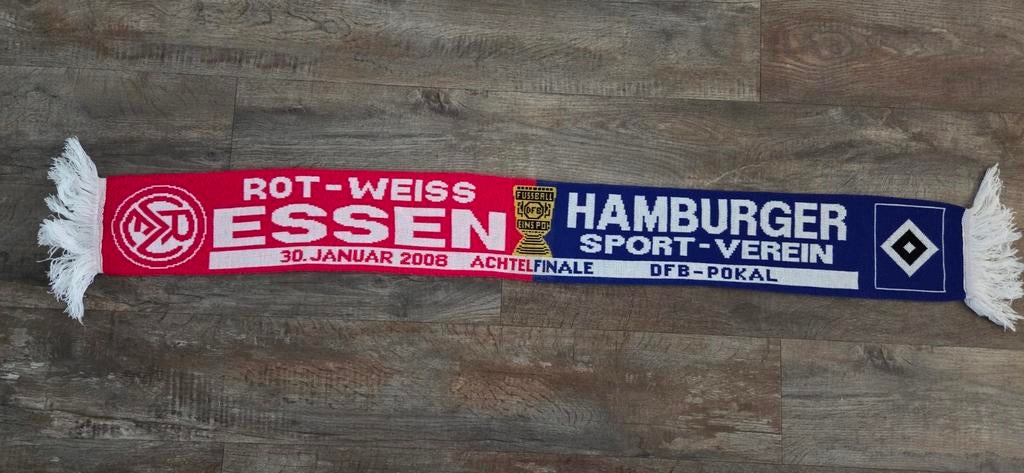 Sjaal Rot Weiss Essen - HSV, Verzamelen, Sportartikelen en Voetbal, Ophalen of Verzenden, Zo goed als nieuw, Buitenlandse clubs