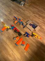 Nerf en X-Shot pistolen met pijltjes - 2 elektrisch, Ophalen of Verzenden, Gebruikt, Jongen of Meisje