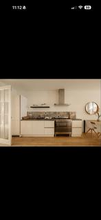 Complete keuken uit 2015 met Smeg en AEG apparatuur, Ophalen, Overige materialen, Wit, Enkelwandige keuken