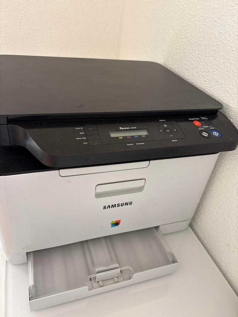 VOOR ONDERDELEN: Samsung Xpress C480WAll-in-One Laserprinter, Computers en Software, Printers, Ophalen, All-in-one, Kleur printen