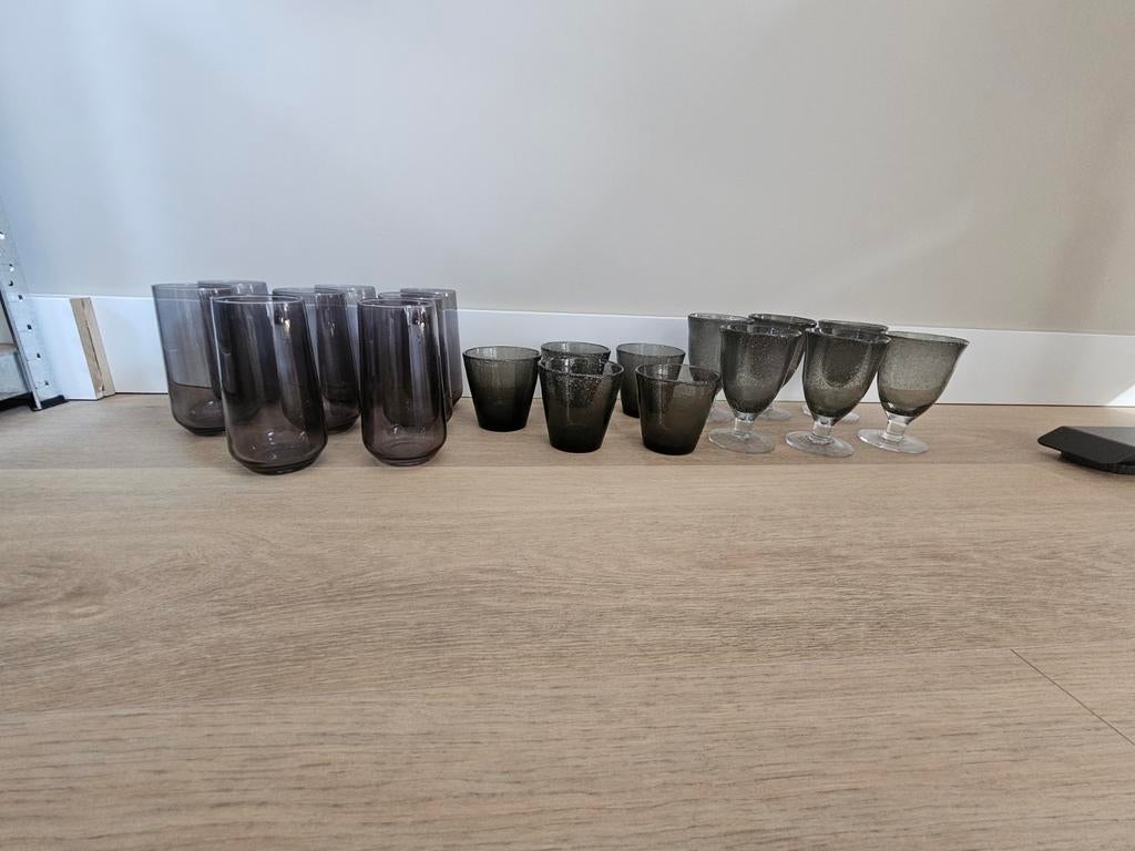 Dutz wijnglazen, waterglazen, longdrink glazen, Ophalen, Glas of Glazen, Nieuw, Glas