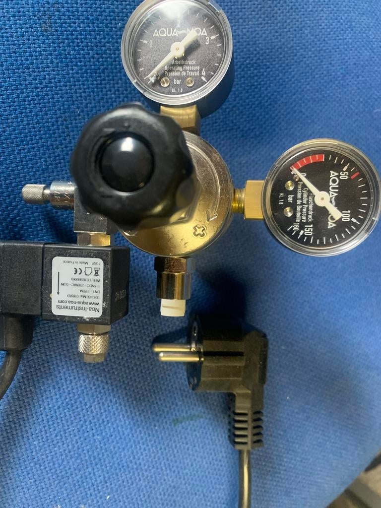 CO2 drukregelaar met elektrisch ventiel, Dieren en Toebehoren, Vissen | Aquaria en Toebehoren, Ophalen