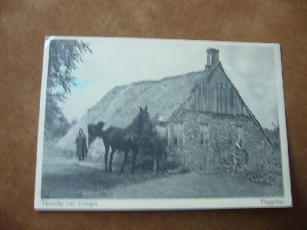 DRENTHE VAN VROEGER =  PLAGGEHUT, Ophalen of Verzenden, 1960 tot 1980, Gelopen, Drenthe