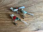 Kerstvogeltjes vintage in 1 koop, Diversen, Kerst, Ophalen of Verzenden, Gebruikt