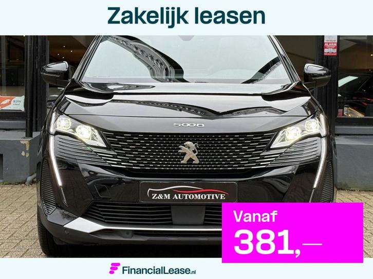Peugeot 5008 1.2 PureTech GT Pack Business Aut*Pano*Navi*Acc, Auto's, Peugeot, Bedrijf, Lease, Financial lease, 360° camera, ABS