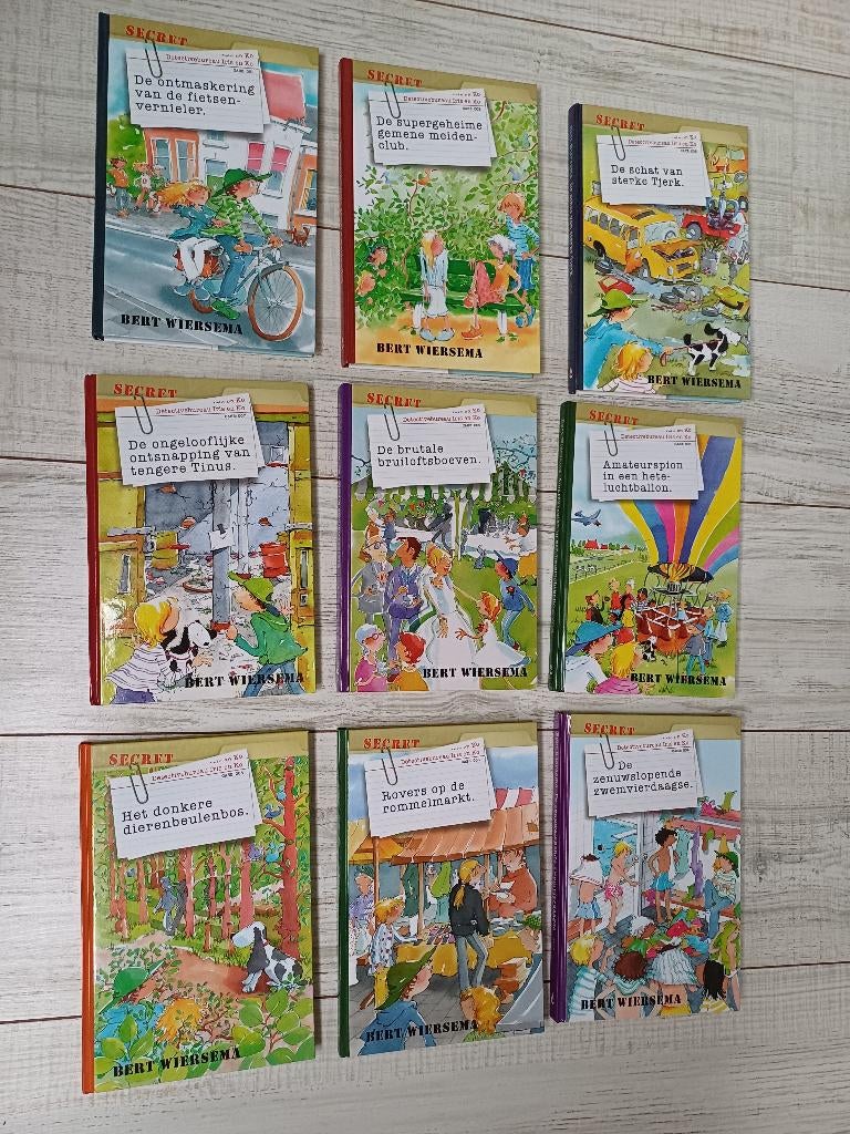 Serie Detectivebureau Iris en Ko van Bert Wiersema, Boeken, Kinderboeken | Jeugd | 10 tot 12 jaar, Zo goed als nieuw, Ophalen of Verzenden