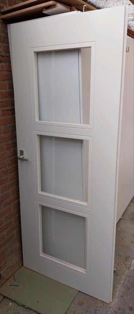 Binnendeur met glas, Ophalen, Binnendeur, 200 tot 215 cm