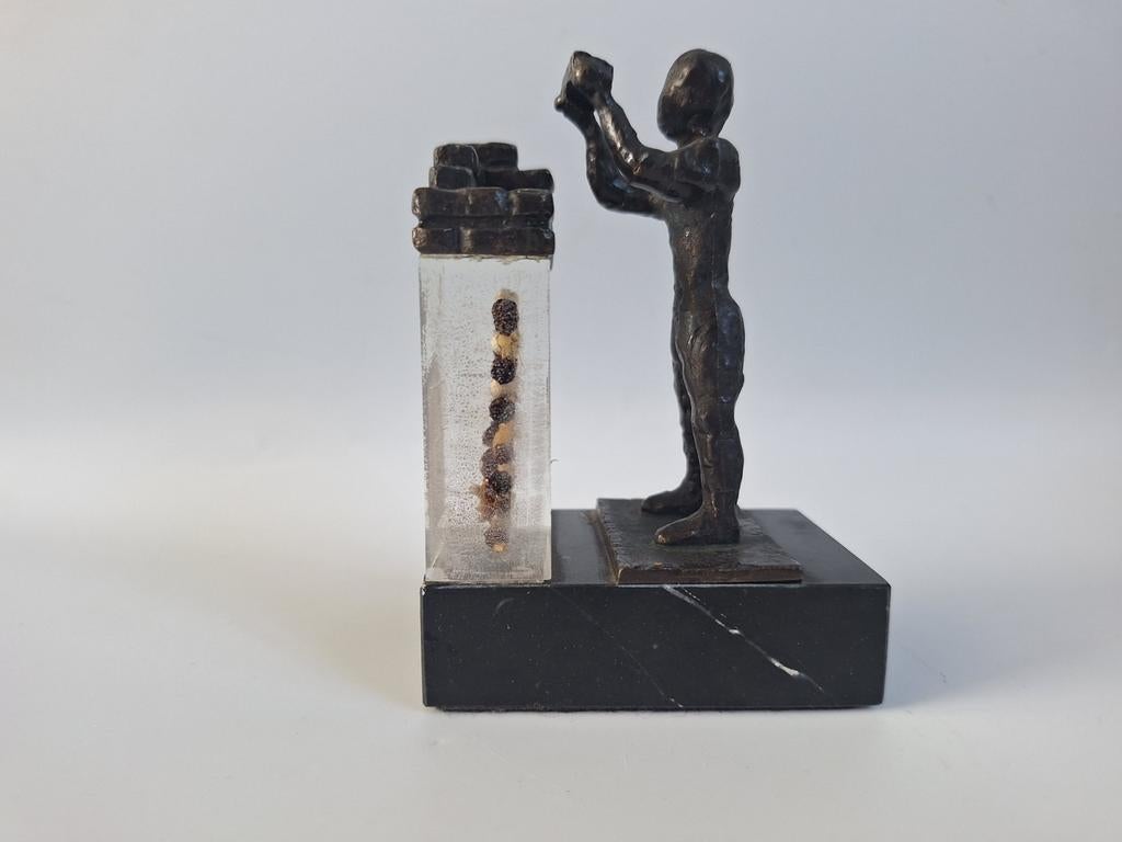 Bronzen beeldje van Verstegen specerijen, Ophalen of Verzenden, Zo goed als nieuw, Mens