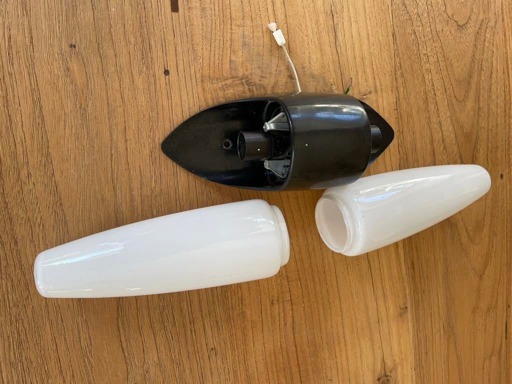 Vintage Bo-Niko wandlamp jaren '60 - Bakeliet & Trekkoord, Ophalen of Verzenden