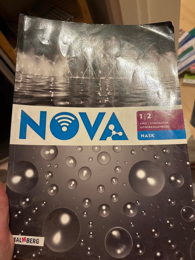 Nova 1|2 VWO | Gymnasium Uitwerkingenboek Nask, Boeken, Ophalen of Verzenden, Beta, Gelezen, Overige niveaus