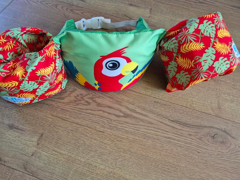 Puddle Jumper Zwembandjes Papegaai, Kinderen en Baby's, Jongen of Meisje, One size, Ophalen of Verzenden, Zo goed als nieuw