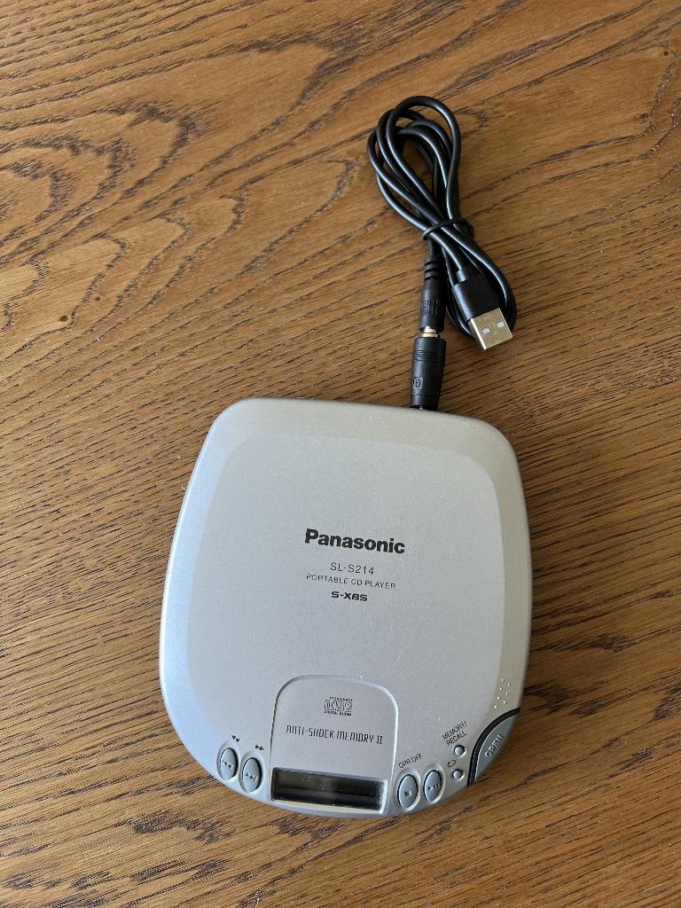 Panasonic discman SL-S214 met usb kabel, Ophalen of Verzenden, Discman