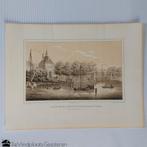 Koffieprent Gouda Rotterdammerpoort, Antiek en Kunst, Ophalen of Verzenden