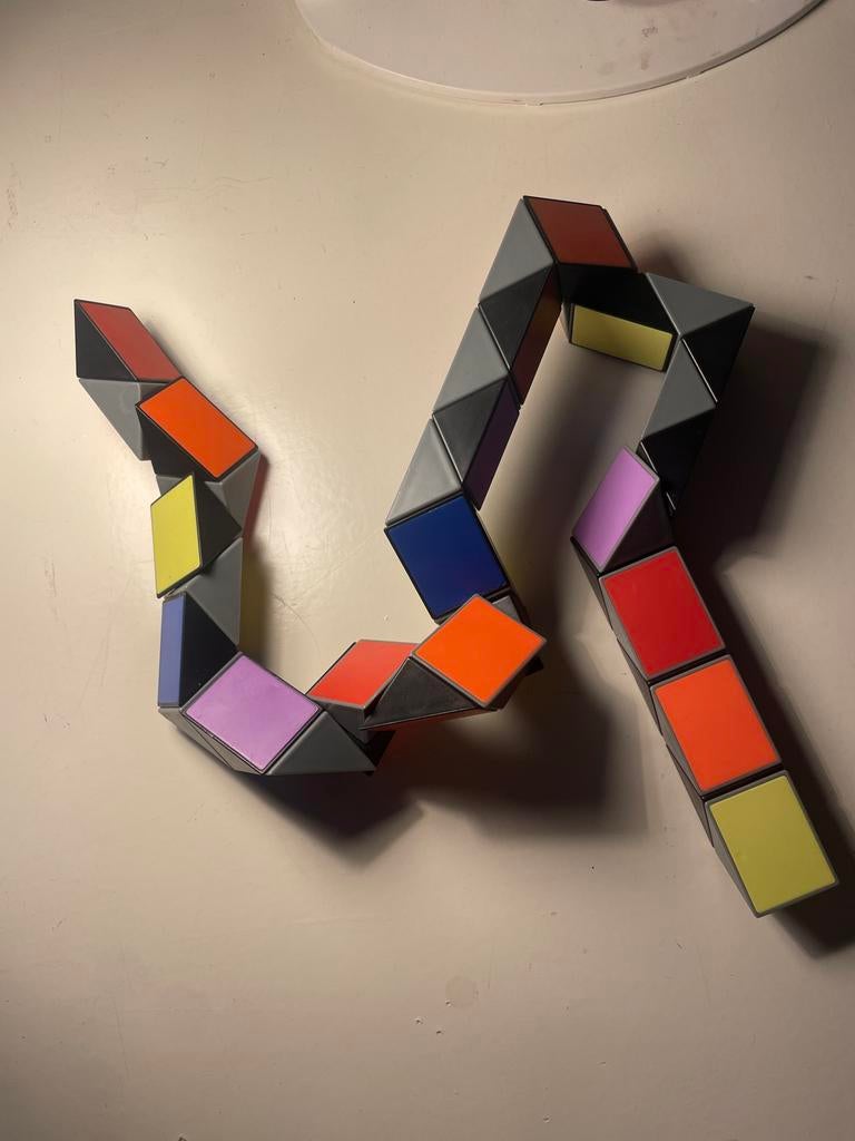Rubik's Snake - Kleurrijke Puzzel, Ophalen of Verzenden, Gebruikt, Jongen of Meisje