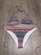 Triangel afrika balinees ibiza print bikini zwem set maat 40, Ophalen of Verzenden, Zo goed als nieuw, Blauw, Bikini
