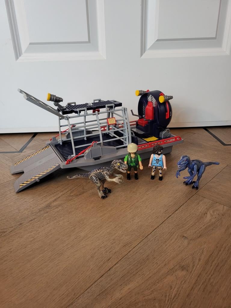 Playmobil 9433 Dinosaurus Transport Hovercraft, Ophalen of Verzenden, Gebruikt