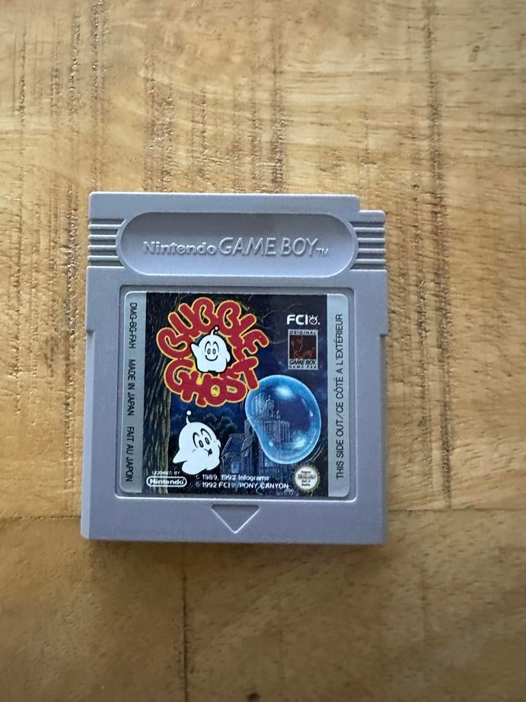 Bubble Ghost Game Boy - Klassiek Puzzelavontuur, Spelcomputers en Games, Games | Nintendo Game Boy, Gebruikt, Puzzel en Educatief