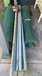 Gaas 20 meter, 200cm hoog , 14 palen, hekwerk, afrastering, Ophalen, Minder dan 180 cm, Palen