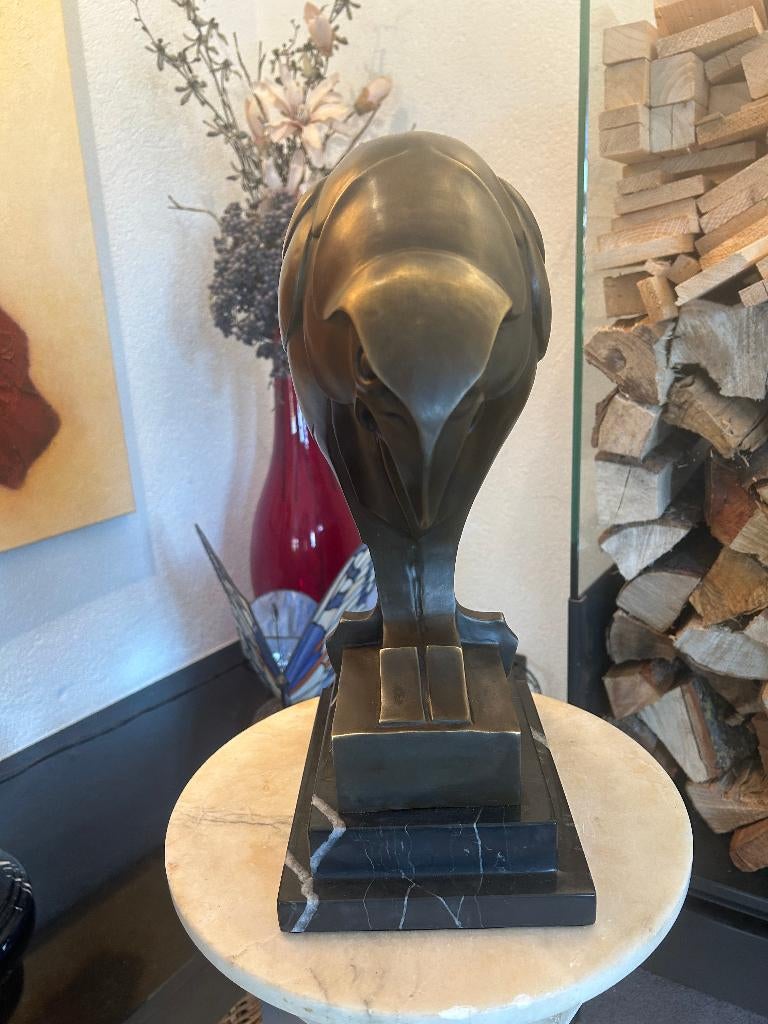 MP Bronzen Arend Art Deco, signed Coenrad, Antiek en Kunst, Ophalen, Brons